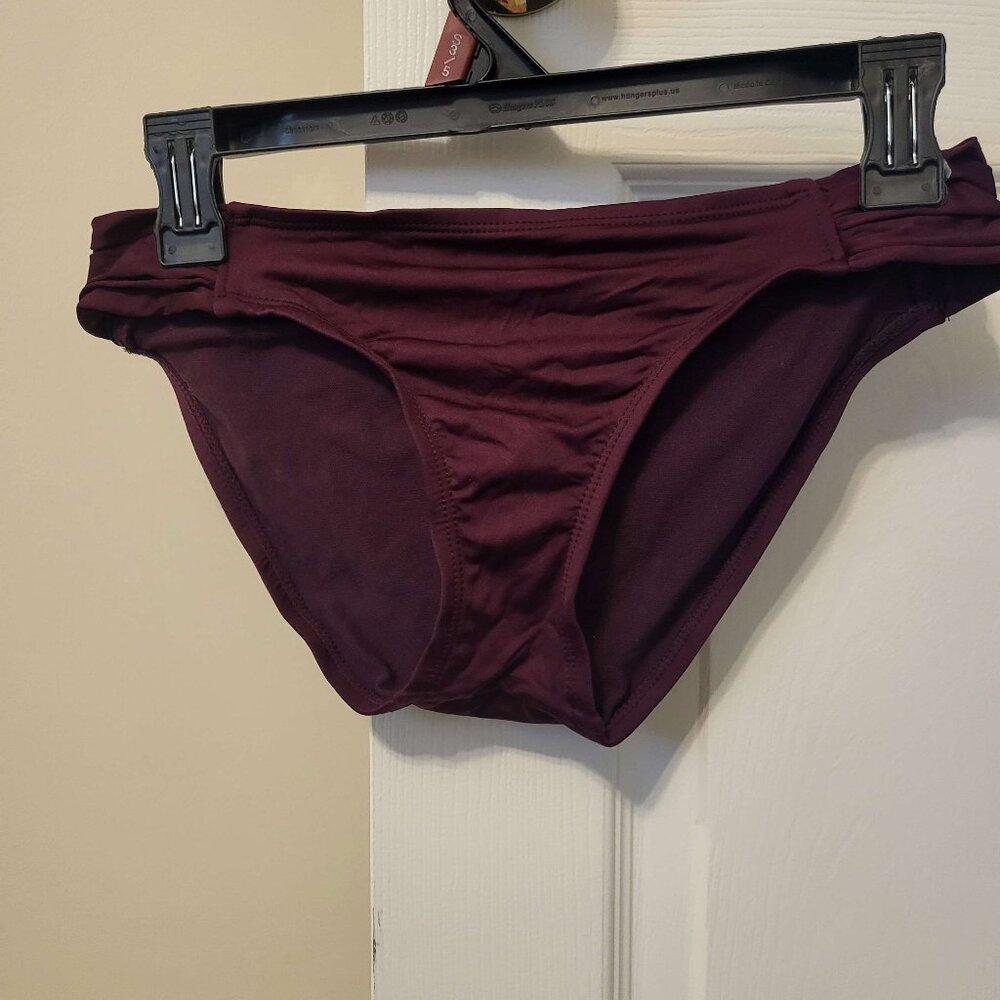 Wine Red Swim Bottoms